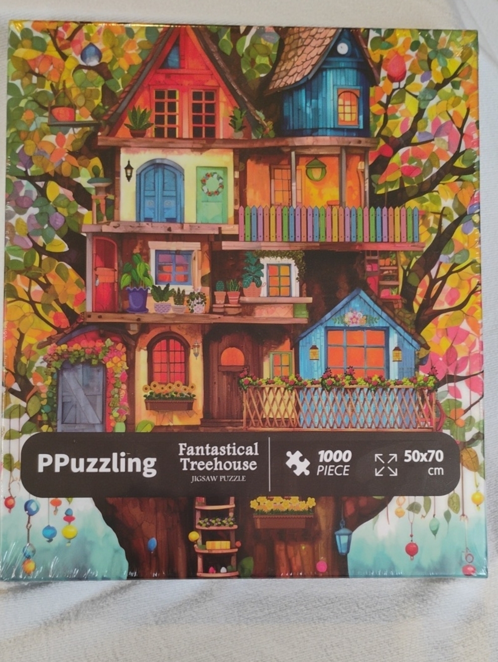 Fantastical Treehouse 1000-Piece Jigsaw Puzzle -50x70cm PPuzzling